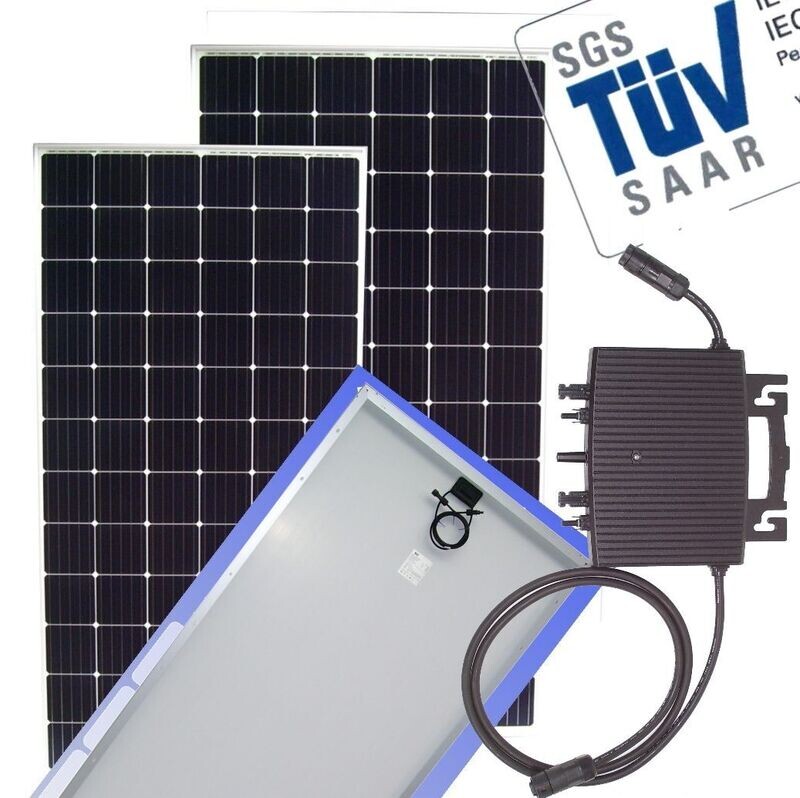 Balkonkraftwerk 780W 800W Photovoltaik Solaranlage wireless Mikro-Wechselrichter