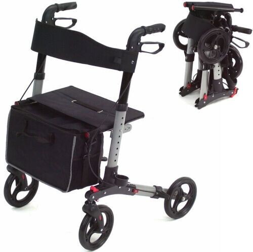 Alu Rollator klappbar Outdoor Leichtgewichtsrollator Gehhilfe Gehwagen 55970 Alu Rollator klappbar Outdoor Leichtgewichtsrollator Gehhilfe Gehwagen 55970
