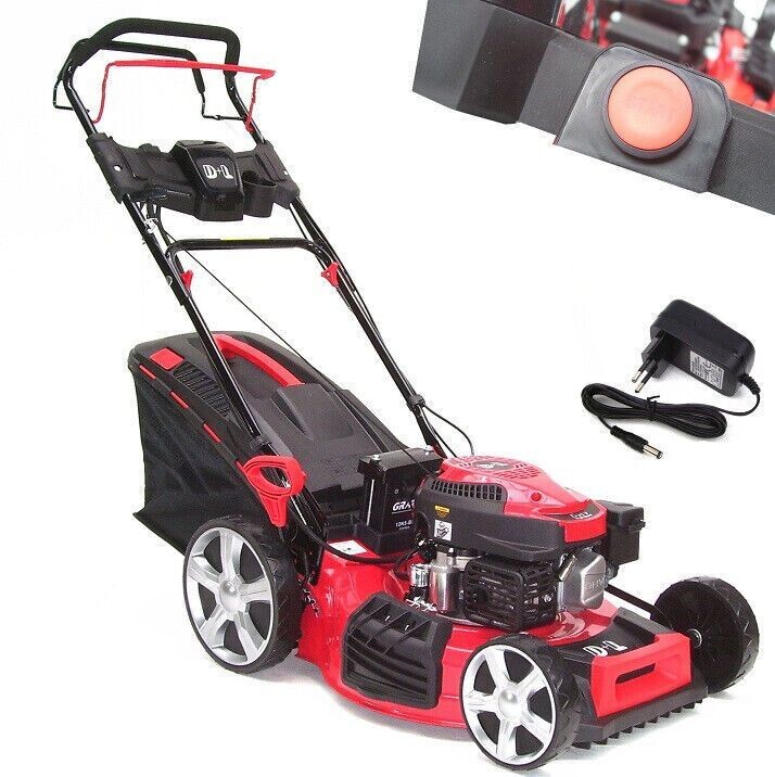 Benzin Rasenmäher 51cm E-Start Mäher Rad-Antrieb Akku Elektrostart 55828 Benzin Rasenmäher 51cm E-Start Mäher Rad-Antrieb Akku Elektrostart 55828