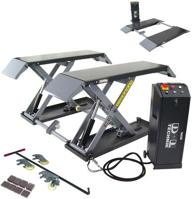 Mobile Scherenhebebühne 3500 kg Kurzhub Bühne Hebebühne 3 t Reifendienst 06303