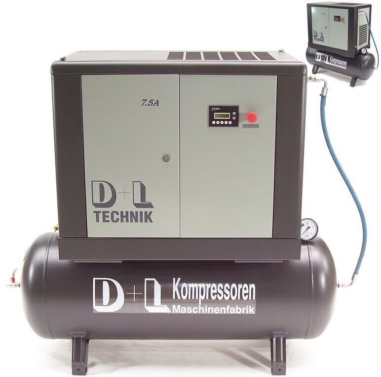 Schraubenkompressor Schraubenverdichter 1000/13/500 11kW Kompressor 1000L 13 bar Schraubenkompressor Schraubenverdichter 1000/13/500 11kW Kompressor 1000L 13 bar