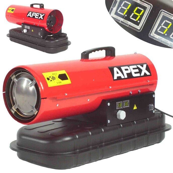 Heizkanone 20kW Digital Bauheizer Diesel Heizgebläse Ölheizgerät 56219 Heizkanone 20kW Digital Bauheizer Diesel Heizgebläse Ölheizgerät 56219