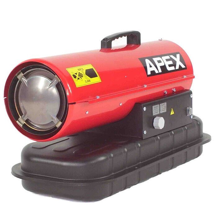 Heizkanone 20kW Digital Bauheizer Diesel Heizgebläse Ölheizgerät 56219