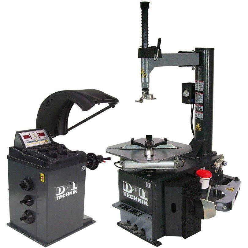 Reifenmontiermaschine + Reifenwuchtmaschine 24