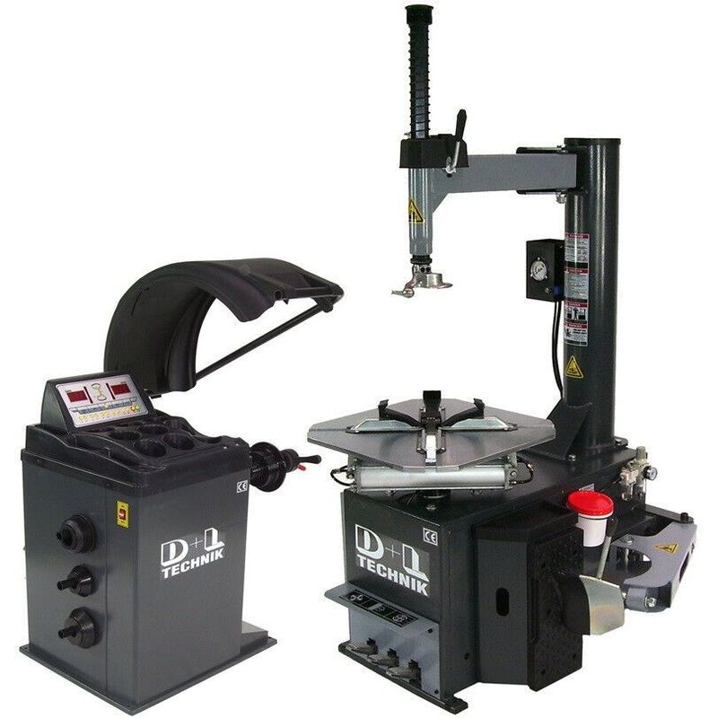 Reifenmontiermaschine + Reifenwuchtmaschine 24" Reifenmontiergerät inkl 06304/05