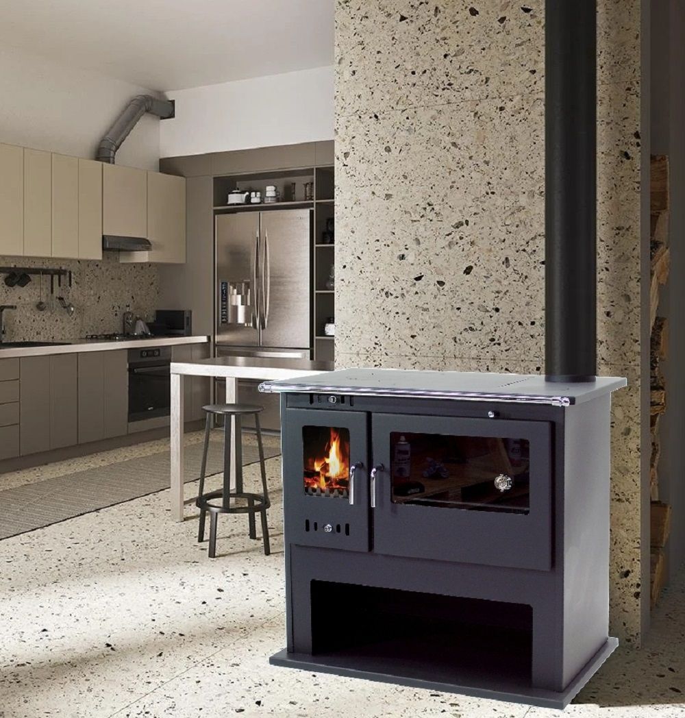 Holzherd 10.5kW Küchenofen mit Herdplatte Backfach  EEK A 56309