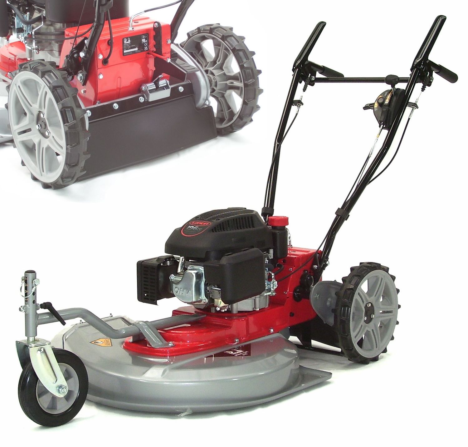 Hochgrasmäher Wiesenmäher 610 Rasenmäher  61cm Kreiselmäher 55980