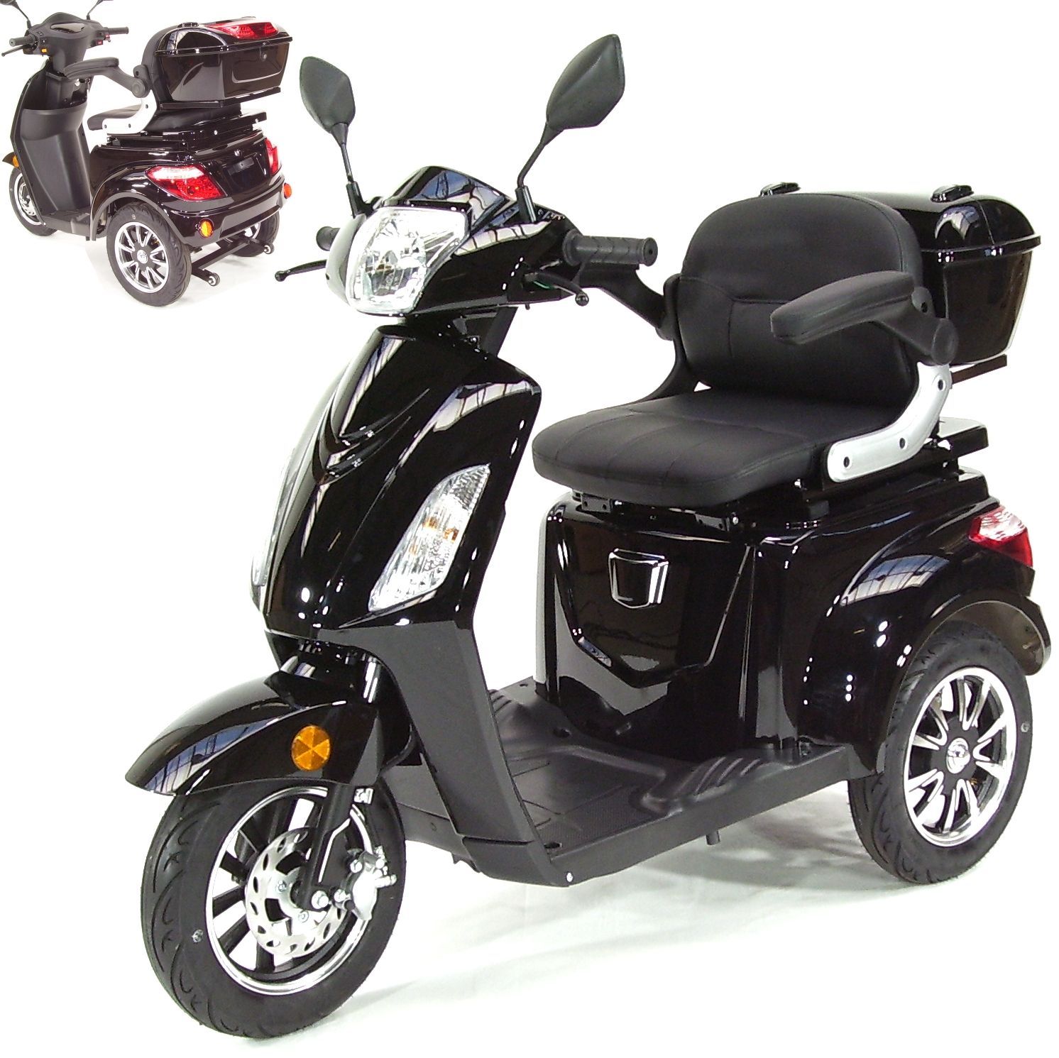 Seniorenmobil Elektromobil  Elektroroller Roller E-Trike 25 km/h 55948 Dreirad Seniorenmobil 3-Rad Mobil E-Scooter