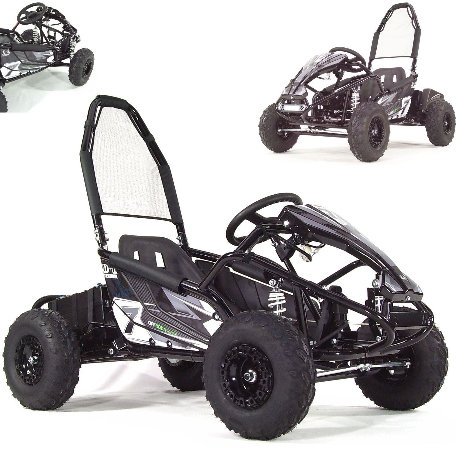 Elektro Buggy Kinder 1000W Quad Miniquad 48V ATV Kinderquad Pocketbike 55947