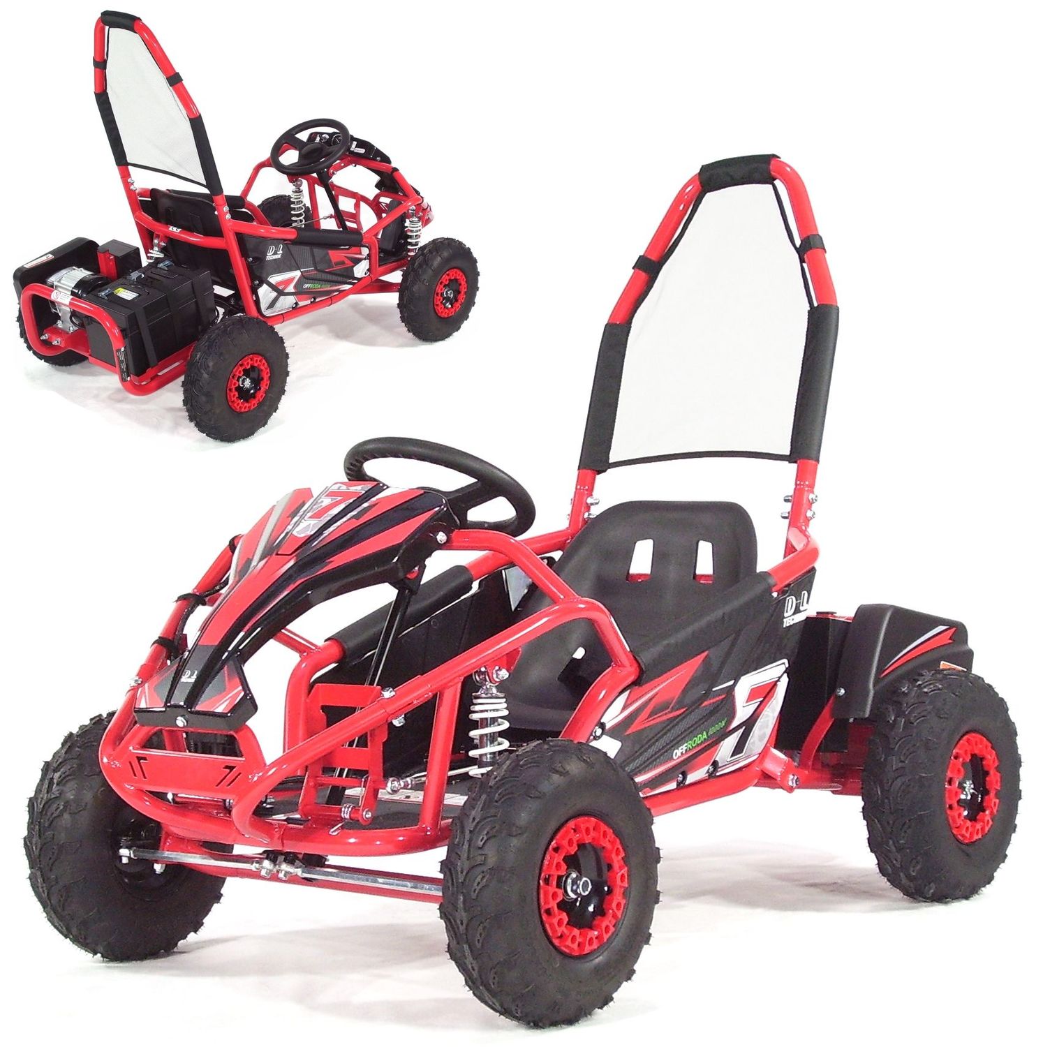 Elektro Buggy Kinder 1000W Quad Miniquad 48V ATV Kinderquad Pocketbike 55945