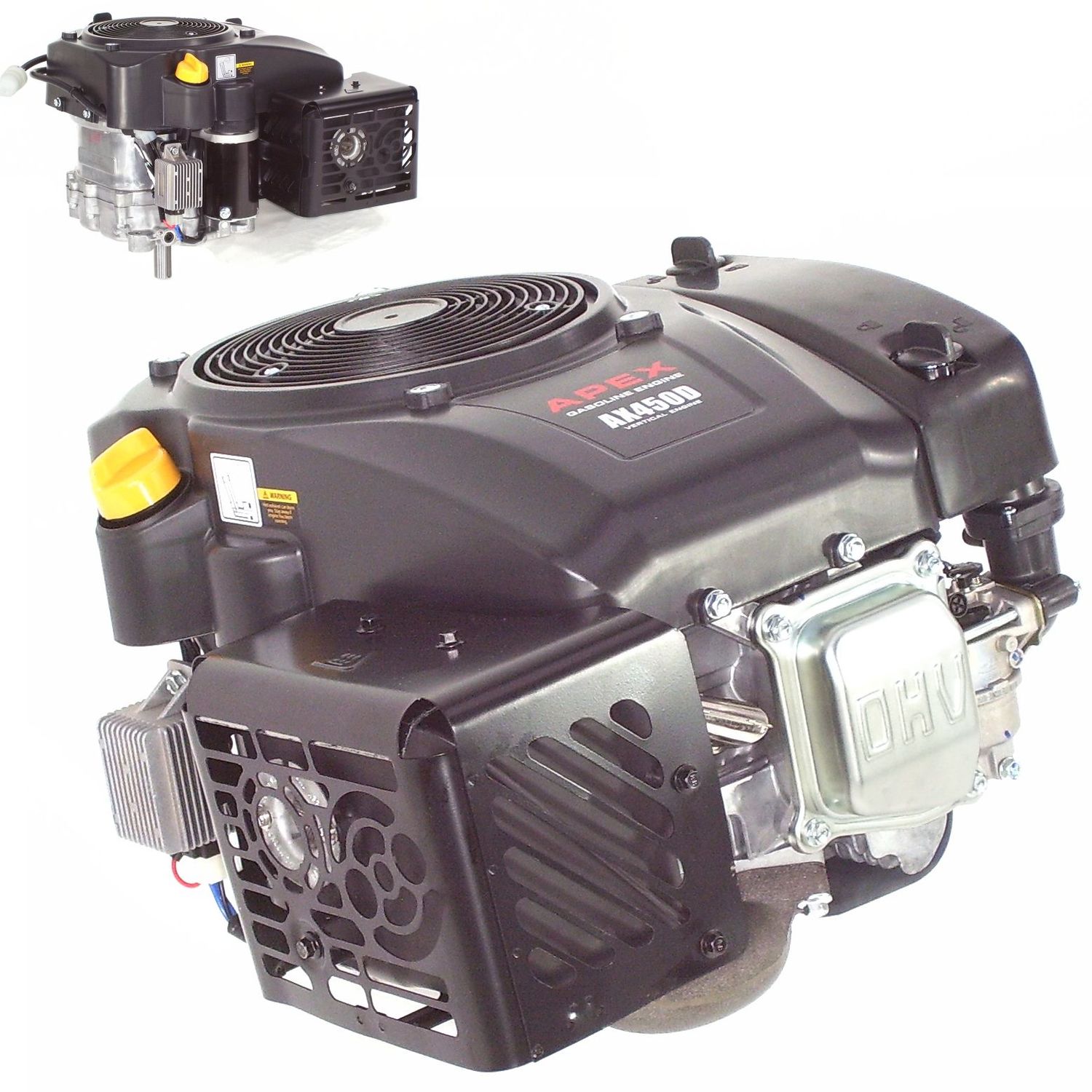 Benzinmotor 449ccm Rasentraktor Motor Aufsitzmäher E-Start 13,6 PS Ersatzmotor 01973 ähnlich wie Briggs & Stratton POWERBUILT 4155E , 280000 Serie