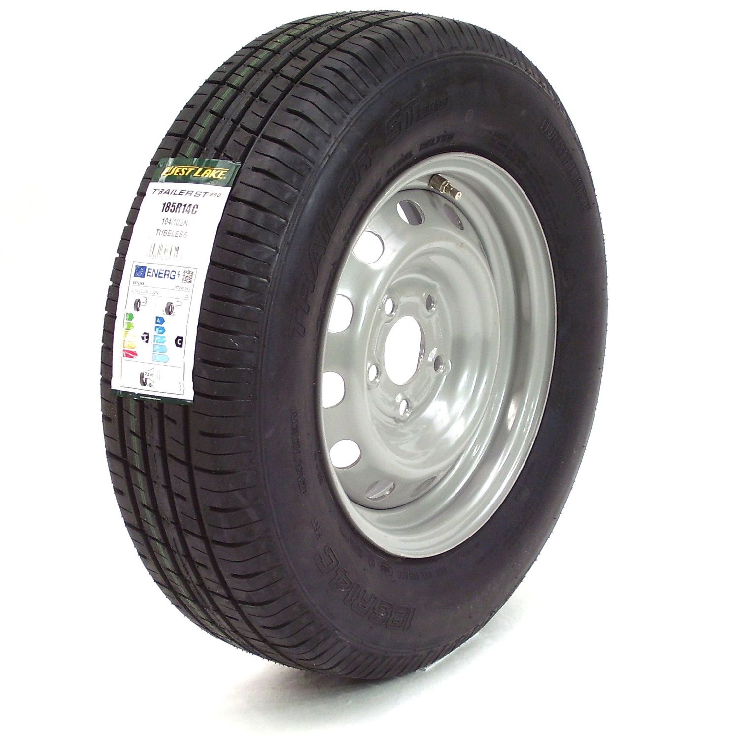 Komplettrad Anhängerrad Reifen 185R14C 112x5 Rad 14