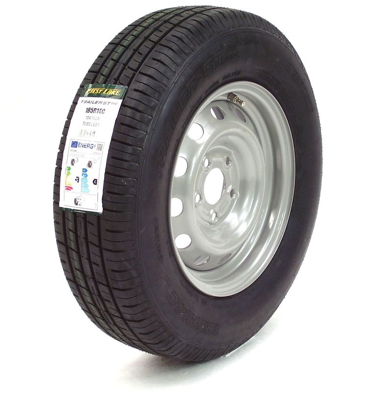 Komplettrad Anhängerräder Reifen 185R14C 112x5 Rad 14" Anhängerreifen TB111