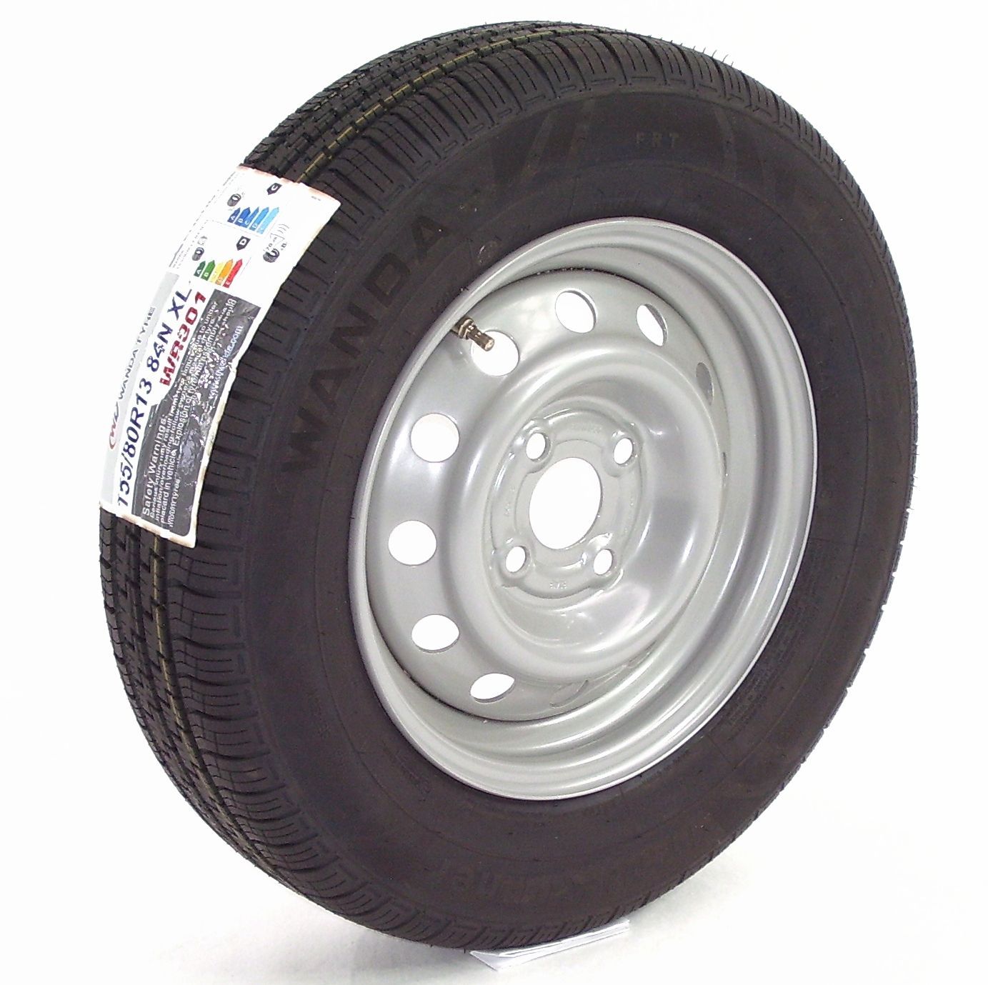 Komplettrad Anhängerrad Reifen 155/80R13 84N 100x4 Anhänger Reifen Felge Rad TB129