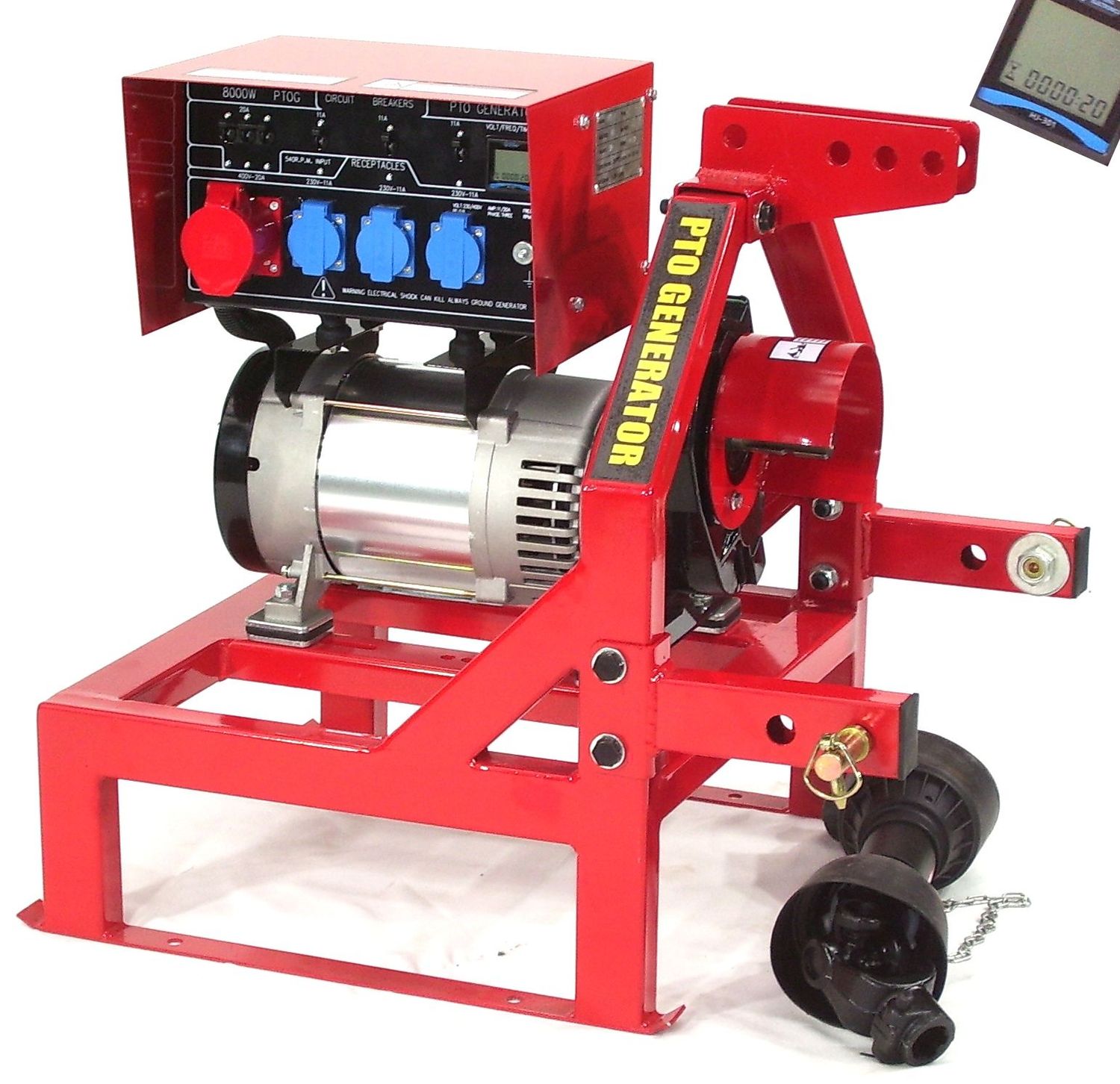 Zapfwellengenerator 8 kW Stromerzeuger Generator Notstromaggregat AVR 06295 Zapfwellengenerator 8 kW Stromerzeuger Generator Notstromaggregat AVR 06295