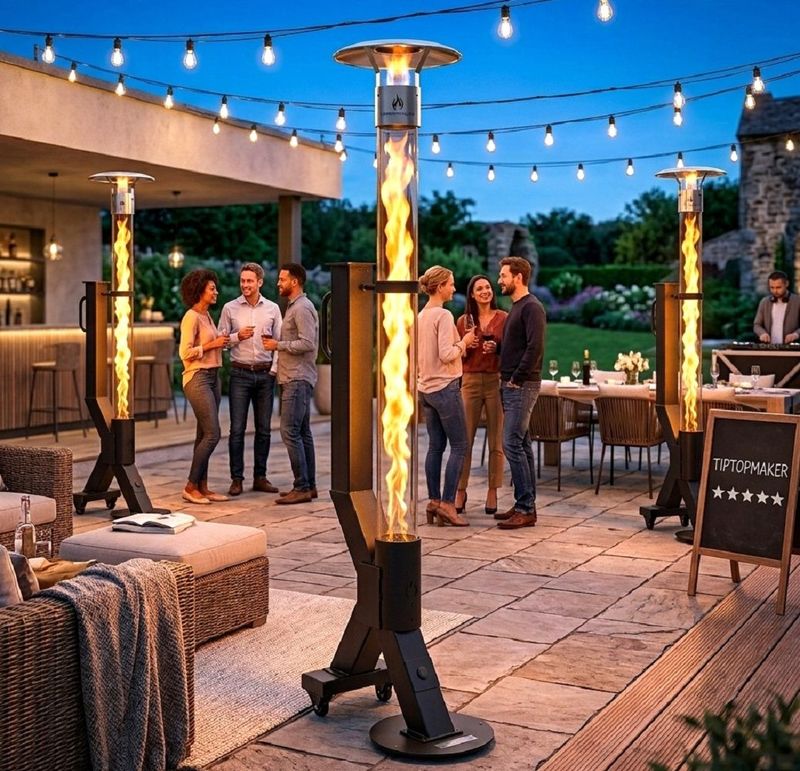 XXL Pellet Feuersäule Feuerrohr Pelletfackel Terrassenheizer Heizstrahler Heizpilz 56709 XXL Pellet Feuersäule Feuerrohr Pelletfackel Terrassenheizer Heizstrahler Heizpilz 56709