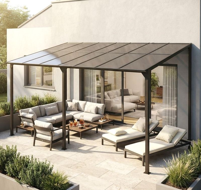 Aluminium Dach Pavillon 3x4,5m Gartenpavillon Pergola, Terrassenüberdachung, Carport, Doppelstegplatten 56860 Aluminium Dach Pavillon 3x4,5m Gartenpavillon Pergola, Terrassenüberdachung, Carport, Doppelstegplatten 56860