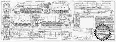 4mm scale drawing 387 : P2/3 Gresley 2-8-2 2006 only