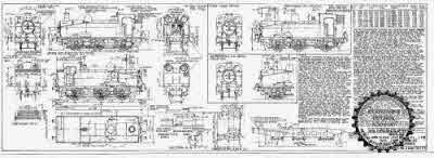 4mm scale drawing 393 : J51/1 Gresley 0-6-0 (GN J23) tank engine