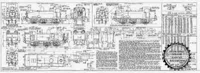 4mm scale drawing 394 : J50/2 & J51/2 Gresley 0-6-0 (GN J23) tank engine