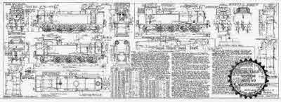 4mm scale drawing 396 : R1 Ivatt 0-8-2 (GN L1) tank engine