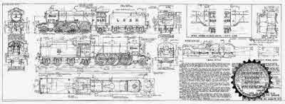 4mm scale drawing 400 : V4 Gresley 2-6-2 Bantam Cock passenger engine