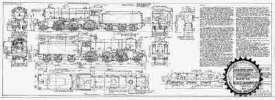 4mm scale drawing 409 : K5 Thompson/Gresley 2-6-0 2 cyl rebuild of K3