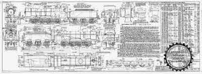 4mm scale drawing 416 : Q4 Robinson 0-8-0 (GC 8A) contractor built goods engine