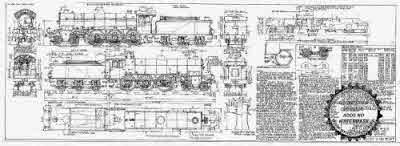4mm scale drawing 423 : B16/3 Thompson/Raven 4-6-0 rebuild of B16/1