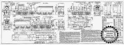 4mm scale drawing 435 : J4 Stirling/Ivatt 0-6-0 (GN J5) series 1031+ 1081+ 1091 goods engine