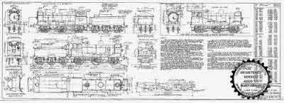 4mm scale drawing 444 : J16 Holden 0-6-0 (GE F48) goods engine