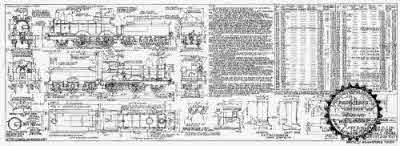 4mm scale drawing 457 : E4 Holden 2-4-0 (GE T26) tender engine