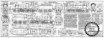 4mm scale drawing 474 : B5/1 & /2  Robinson 4-6-0 (GC 8) Fish Engines incl B5/2 with O4 Boiler
