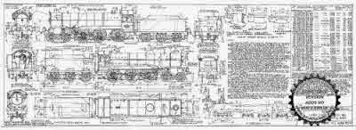 4mm scale drawing 477 : B7 Robinson 4-6-0 (GC 9Q) 4 cylinder mixed traffic engine