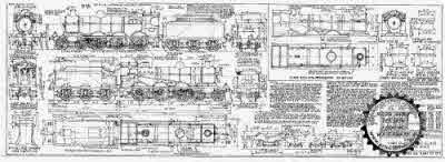 4mm scale drawing 479 : B9 Robinson 4-6-0 (GC 8G) Express Goods