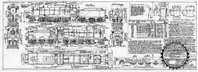 4mm scale drawing 488 : O4/6 Robinson 2-8-0 O5?s reboilered with Diag 15-0 4/1 boiler