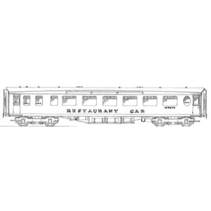 4mm scale drawing 279 : 63' 0" Thompson restaurant pantry 3rd class Diagram 355