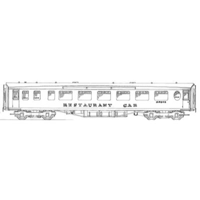 4mm scale drawing 279 : 63' 0" Thompson restaurant pantry 3rd class Diagram 355