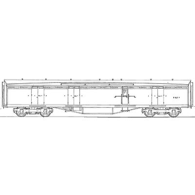 4mm kit 261 : 63' 0" Thompson Corridor luggage brake van Diagram 344