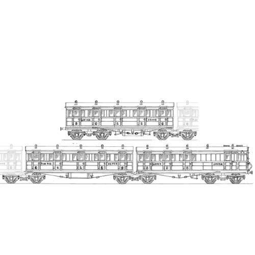 4mm kit 11 : GNR  triplet compo sets diag 194 and 218T 104' 11 1/2" & 105' 10 1/2"