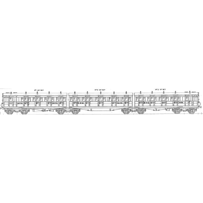 4mm kit 177 : 110' 2" GNR triplet brake composite (ex 6 wheel stock West Riding) Diagram GN 218N