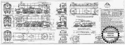 7mm scale drawing 303 : V2 Gresley 2-6-2 Green Arrow Mixed traffic engine only