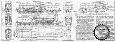7mm scale drawing 305 : B17/1 /2 /3 /4 /6 Gresley 4-6-0 Sandringham class