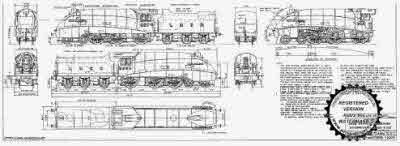 7mm scale drawing 306 : B17/5 Gresley 4-6-0 Streamlined Sandringham