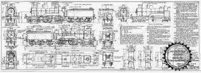 7mm scale drawing 319 : D2 Ivatt 4-4-0 (GN D1) passenger engine