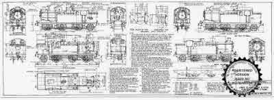 7mm scale drawing 324 : N7/GE Hill 0-6-2 suburban tank engine