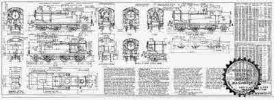 7mm scale drawing 326 : N7/2 /3 Gresley/Hill 0-6-2 tank engine