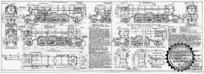 7mm scale drawing 330 : A3 Gresley 4-6-2 Early conversions & ACFI engine only