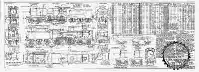 7mm scale drawing 338 : D15/1 /2 Gresley/Holden 4-4-0 (GE D56) Belpair Claud passenger engine