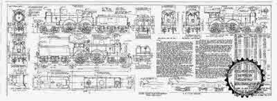 7mm scale drawing 339 : D14 Holden 4-4-0 (GE S46) Claud Hamilton passenger engine
